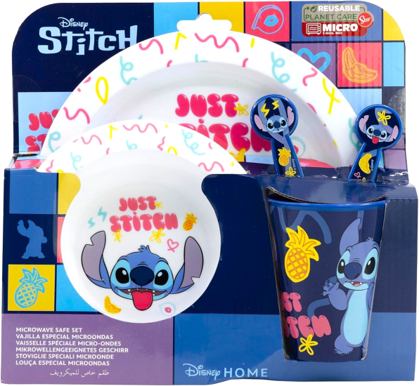 Set Porta Merenda 5 pz Stitch