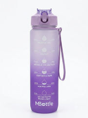 Borraccia 1000 ml Opaca Viola Motivazionale Mille Baci
