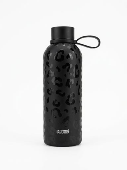 Borraccia Acciaio 500ml Nera Maculata Mille Baci