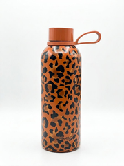 Borraccia Acciaio 500ml Marrone/Nera Maculata Mille Baci