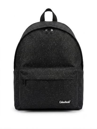 Zaino Americano Nero Glitter Colourbook