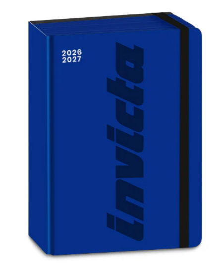 Diario Pocket 16M Blu PU Invicta