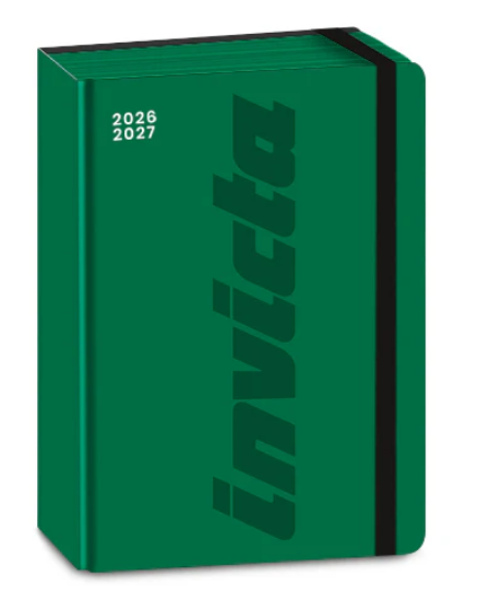 Diario Pocket 16M Verde PU Invicta