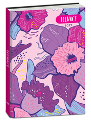 Diario Pocket 16M Fiori Rosa Teenace