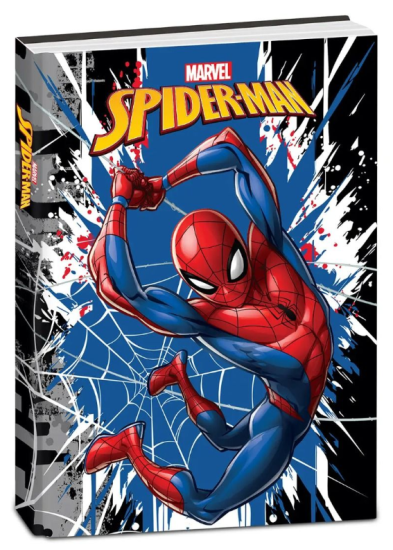 Diario Standard 10M Nero Spiderman