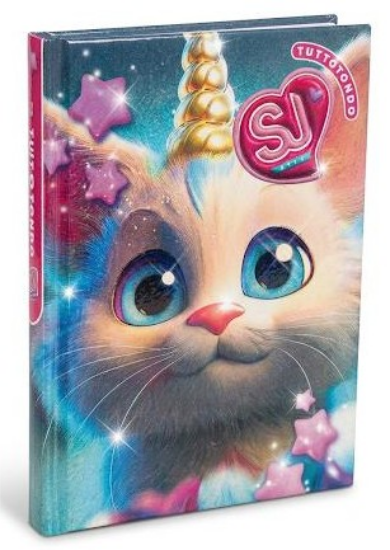 Diario Standard 10M Gatto Unicorno Celeste SJ Gang Girl Seven