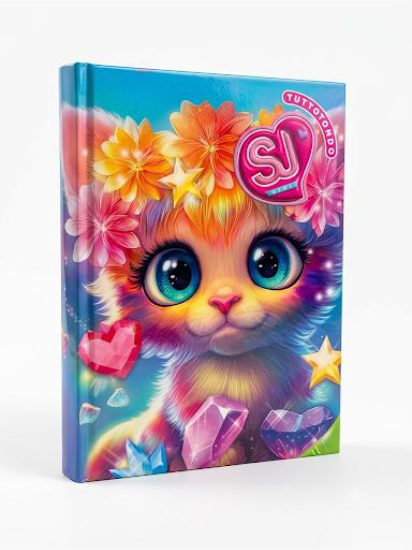 Diario Standard 10M Gatto Fiori SJ Gang Girl Seven
