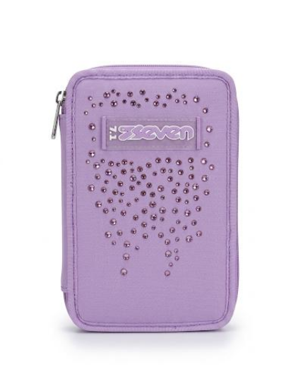 Astuccio 3 zip Lilla Glitzcute Seven