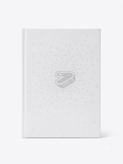 Diario Standard 12M Bianco Glitzycute Seven