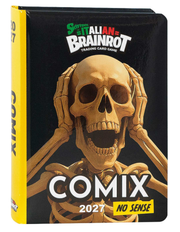 Diario 13M Standard Skeleton Card Italian Brainrot Comix