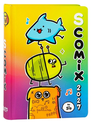 Diario Medium 16M Multicolor Scomix Comix
