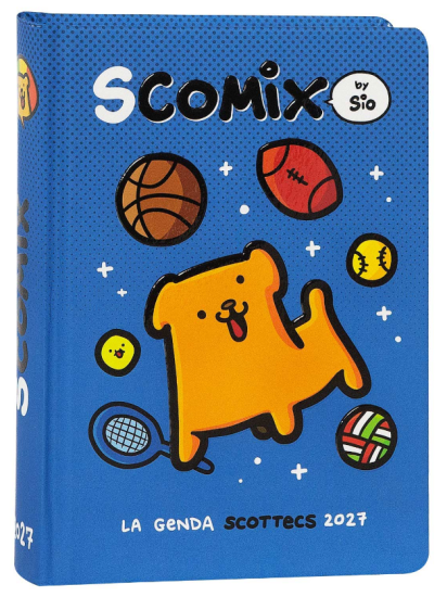 Diario Medium 16M Blu Scomix Comix