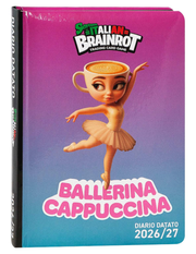 Diario 12M Standard Ballerina Italian Brainrot