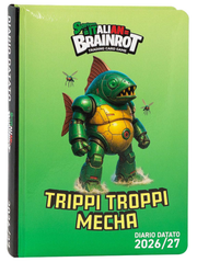 Diario 12M Standard Trippi Mecha Italian Brainrot