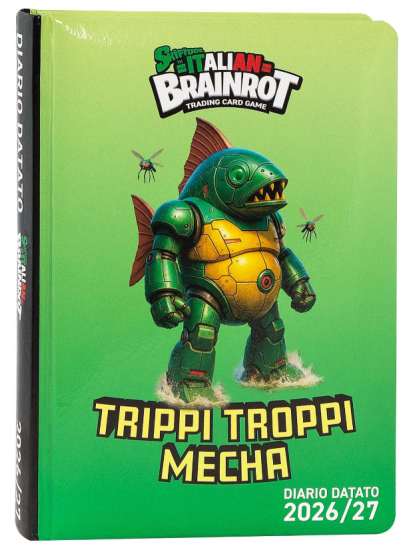 Diario 12M Standard Trippi Mecha Italian Brainrot