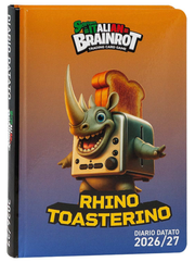 Diario 12M Standard Rhino Italian Brainrot