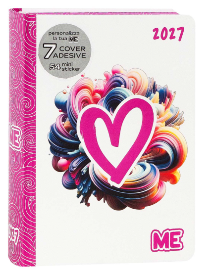 Diario Medium 16M Hashtag Pink Color #Me