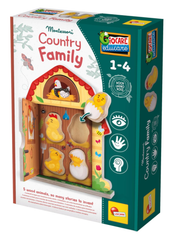 Montessori Wood Country Famiy Lisciani