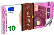 Blocco Notes 87x165 mm Banconota Copy 10 Euro (70 Fogli)
