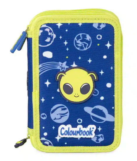 Astuccio 3 Zip Alien Colourbook