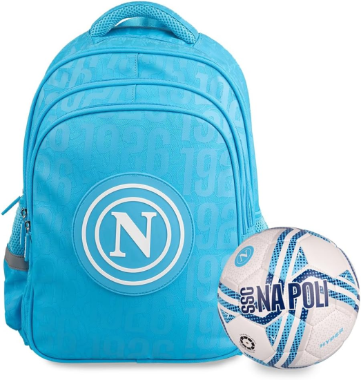 Zaino Scuola C/Pallone Azzurro SSC Napoli