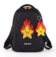 Zaino Scuola Nero Gianpiero x Colourbook