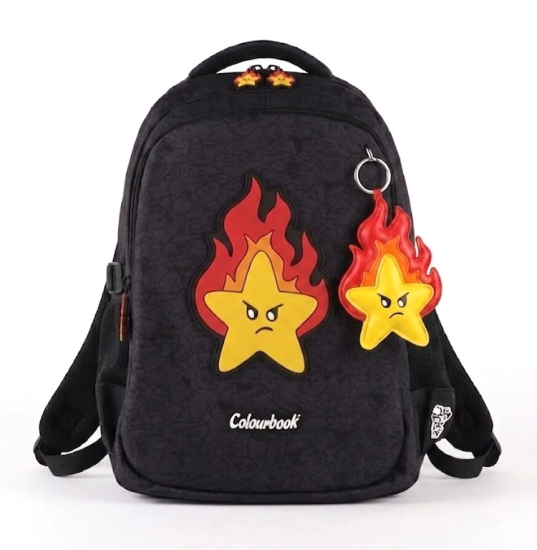 Zaino Scuola Nero Gianpiero x Colourbook