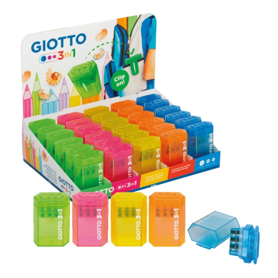 Temperamatite 3in1 con Serbatoio Giotto
