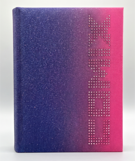 Diario 16M Mini Fuxia Strass Fuxia Special Sfumato Comix