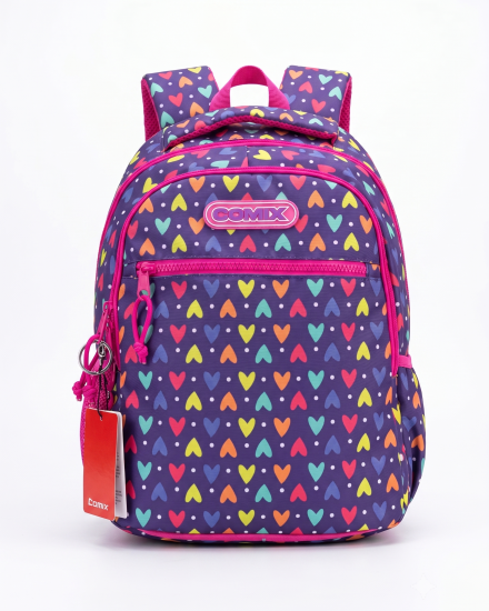 Zaino Organizzato Graphic Heart Easy Comix