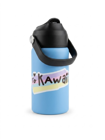 Borraccia Termica 350ml Wolfy Blue Kawaii