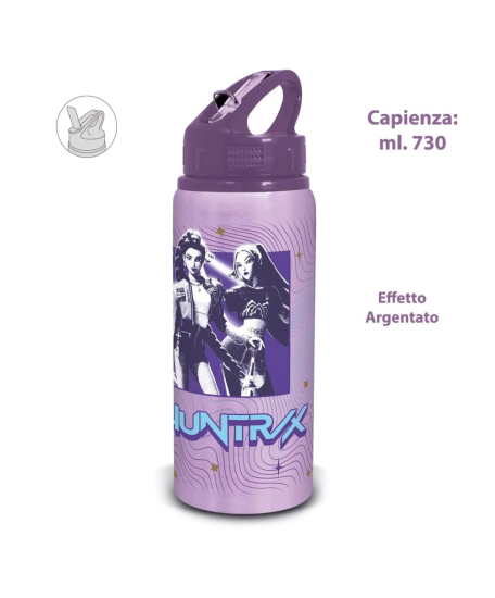 Borraccia Metal 730ml C/Cannuccia K-Pop Demon Hunter