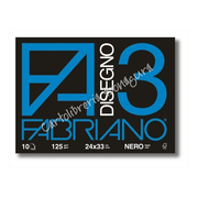 Album F3 Nero 24x33 Fabriano