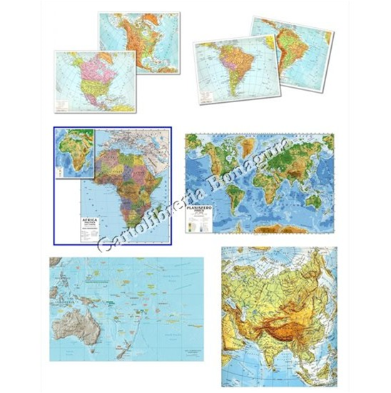 Cartina Geografica Fisica/Politica