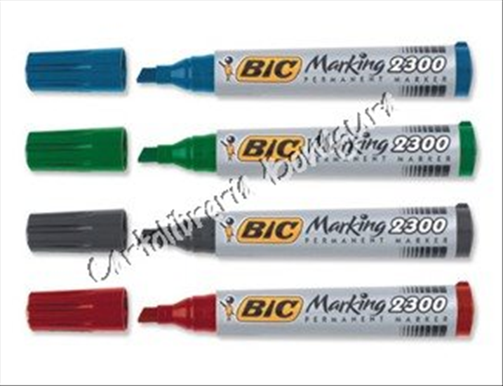 Permanent Marker Marking 2300 punta Scalpello Bic