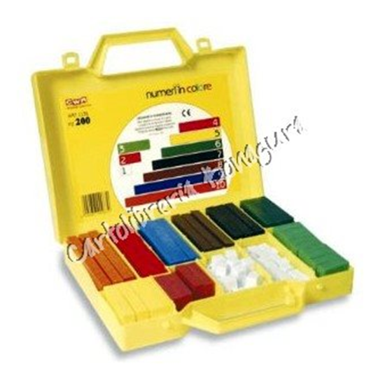 Regoli Numeri in Colore 200pz CWR