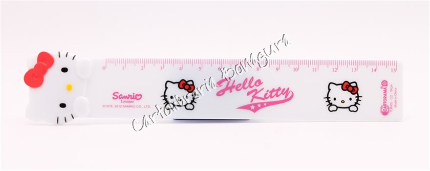Righello 15 cm Rosa Hello Kitty Shine
