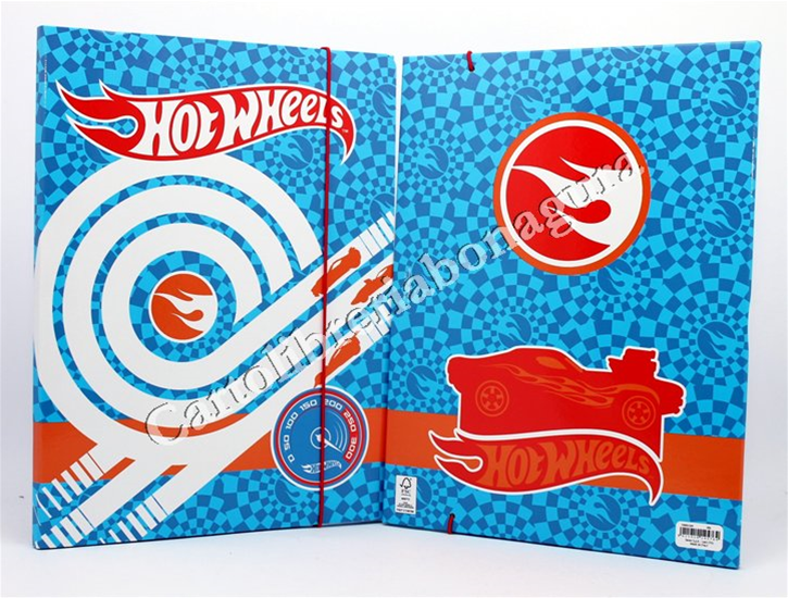 Cartella Portadisegni Azzurro Hot Wheels