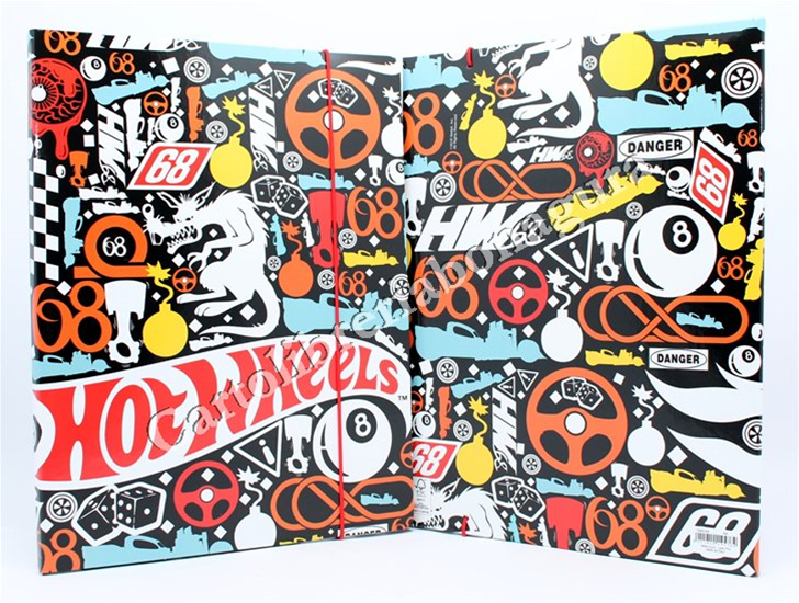 Cartella Portadisegni Nero Hot Wheels