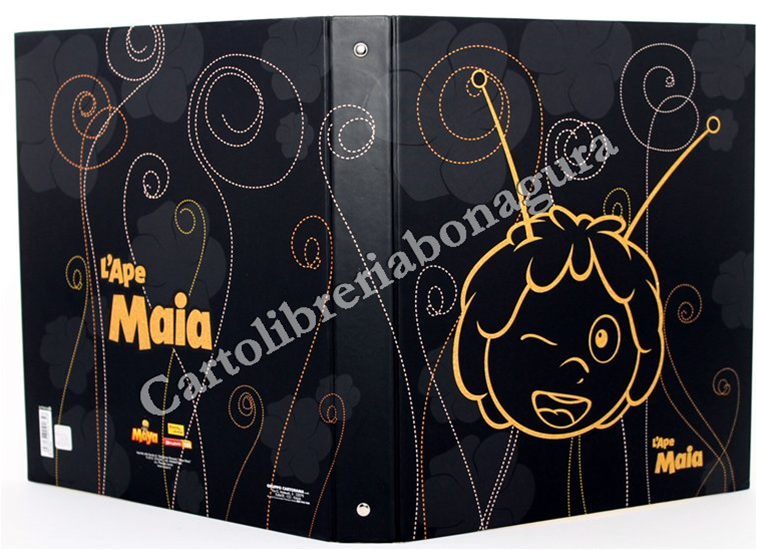 Copertina Ad Anelli Nero/Oro Ape Maia Teen