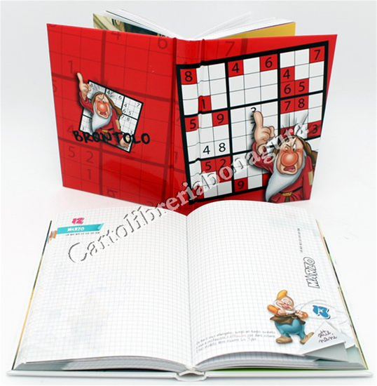 Diario Free One 12M Rosso Sette Nani Fashion