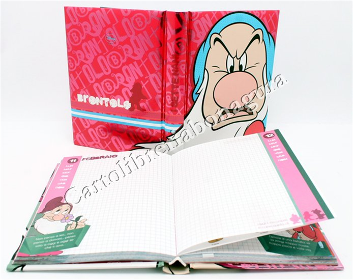 Diario Free Time 12M Brontolo Sette Nani Classic