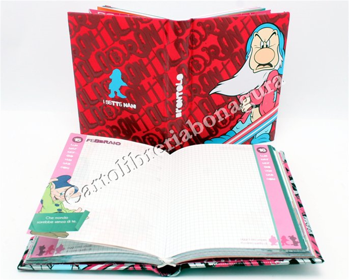 Diario Pocket 12M Tess Brontolo Sette Nani Classic