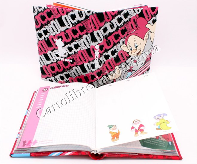 Diario Pocket 12M Tess Cucciolo Sette Nani Classic