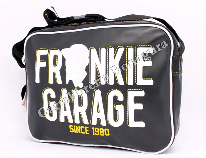 Messenger Orizzontale Nero Frankie Garage
