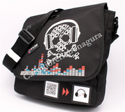Messenger Verticale Nero Qr Tribe