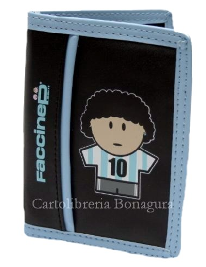 Portafogli Verticale Faccine Maradona