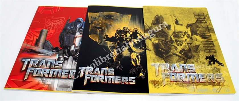 Quad. Maxi Rig. A - Righe Per 1 - 2 elementare Transformers Sj