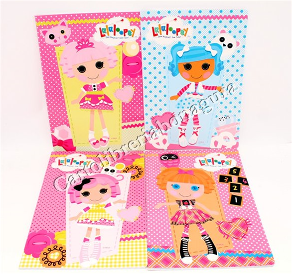 Quad. Maxi Rig. B - Righe per 3 elementare Lalaloopsy