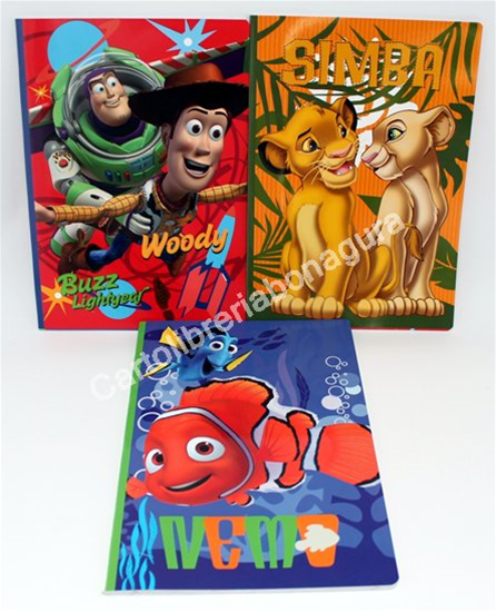 Quad. Maxi Rig. C - 1 Rigo Con Margine Per 4-5 elementare medie e superiori Disney Jr